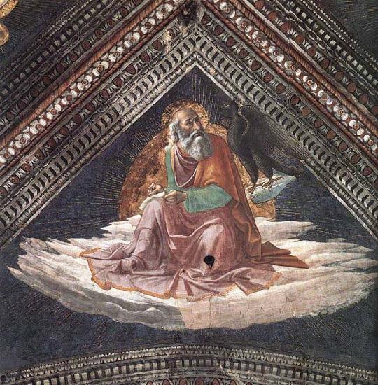 GHIRLANDAIO, Domenico St John the Evangelist Spain oil painting art